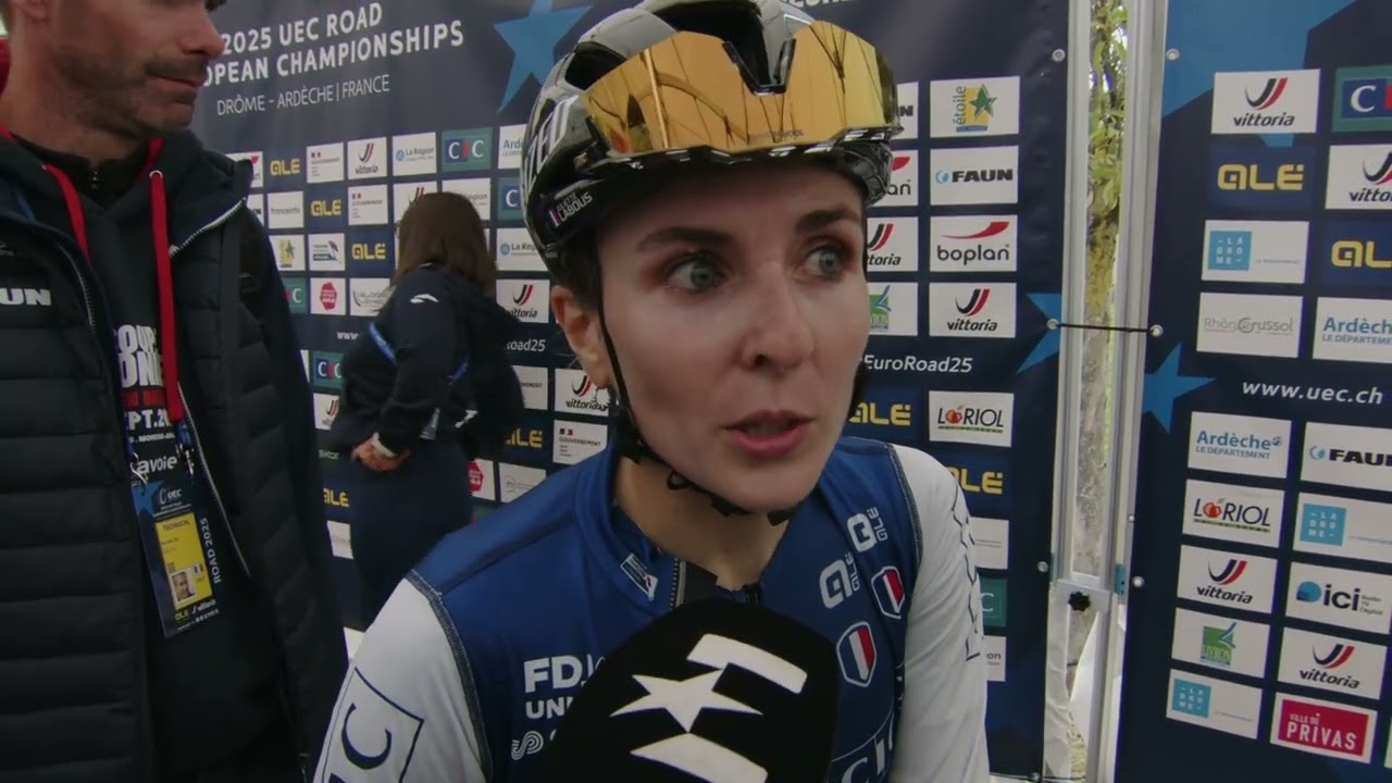 Жюльет Лабус - Интервью по прибытии - Чемпионат Европы UEC Дром-Ардеш 2025