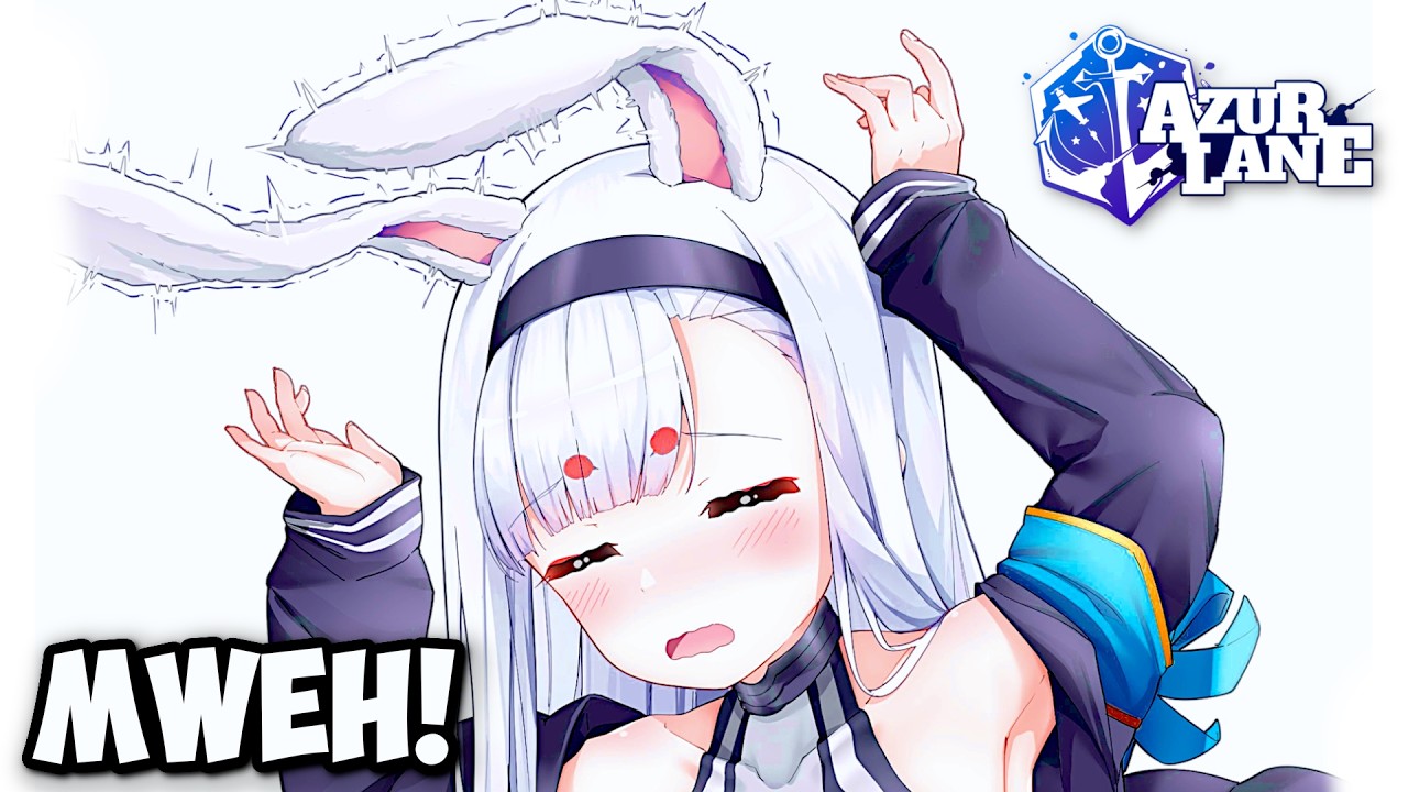 [Azur Lane] Shimakaze Cute & Funny Reaction when Commander Touches her Bunny Ears