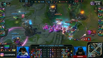 C9 vs CLG Game 3 - W1D1 - NA LCS Summer 2017 - Cloud 9 vs Counter Logic Gaming