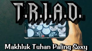 T.R.I.A.D. - MAKHLUK TUHAN PALING SEXY || COVER REAL DRUM