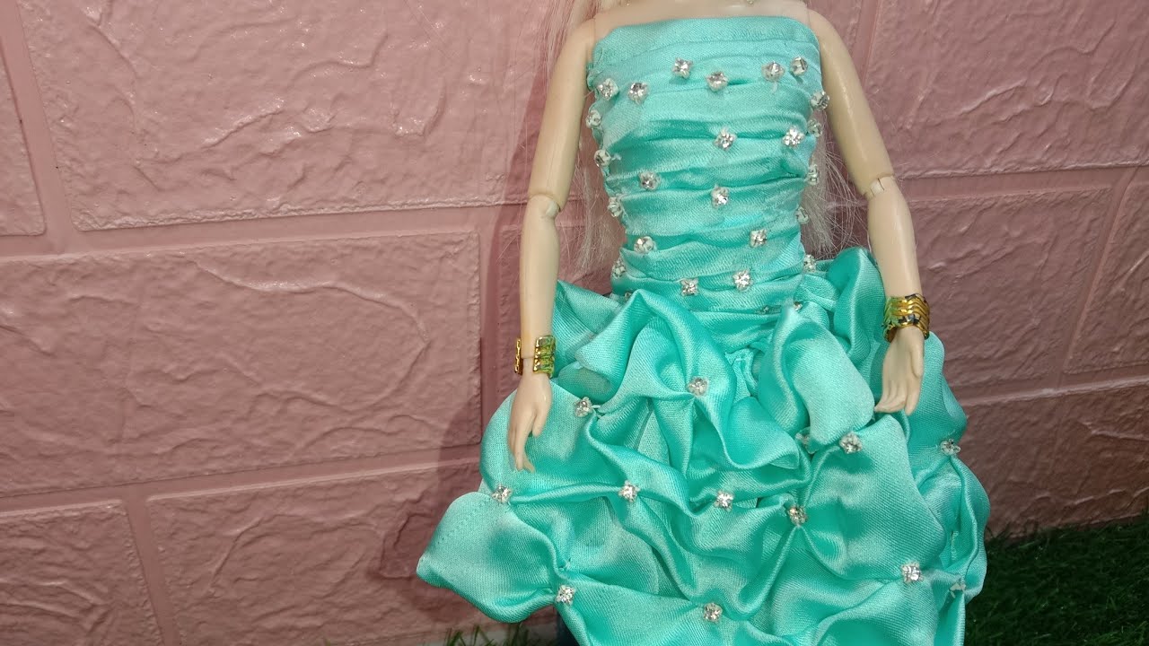 Barbie Doll Dress Designer Doll Dress Design brand How to Design a Doll Dress YouTube