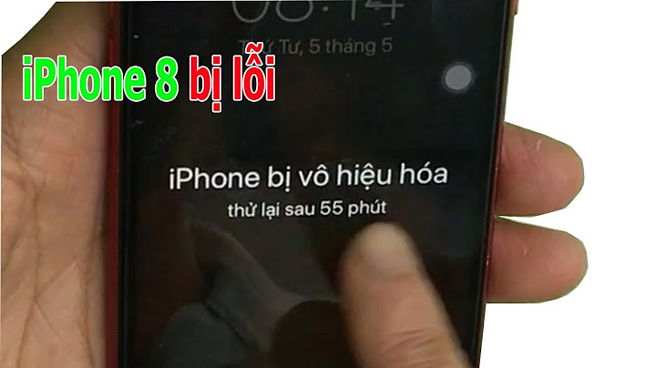 Cách mở khóa iphone 8 khi bị vô hiệu hóa