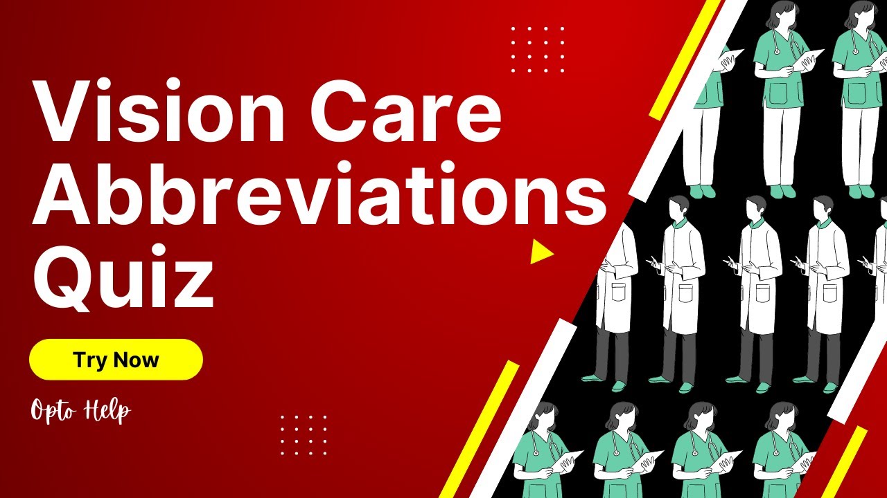 Vision Care Medical Abbreviations Practice Opto Help YouTube
