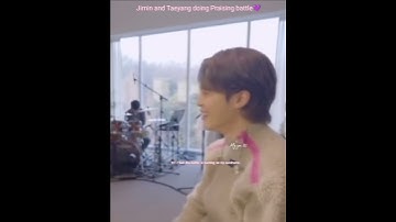 #shorts #bts jimin and taeyang doing praising battle about their melodious voices 🥺😌#jimin