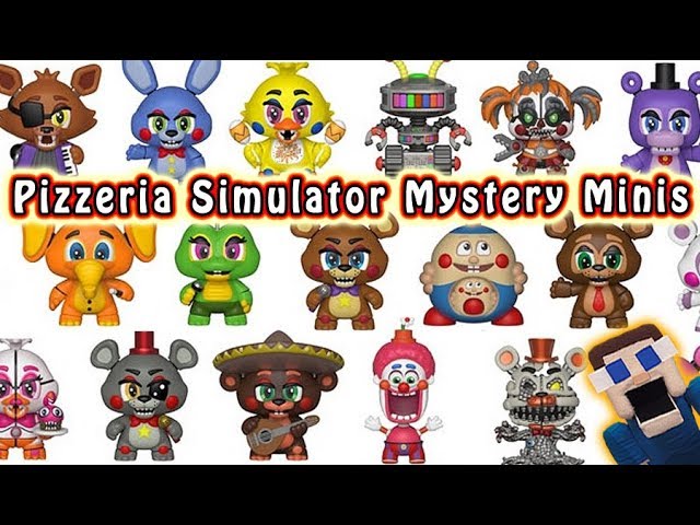 Funko Mystery Minis Five Nights at Freddys Pizza Simulator Glow