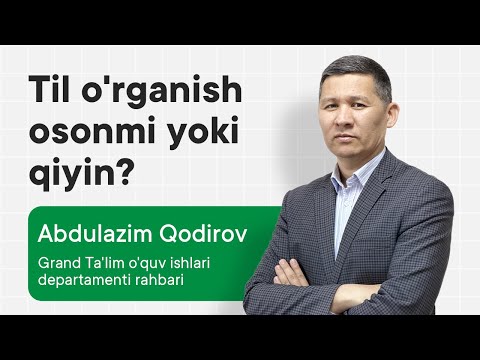 Til o'rganish osonmi yoki qiyin? Abdulazim Abdulqodir @lison_uzb