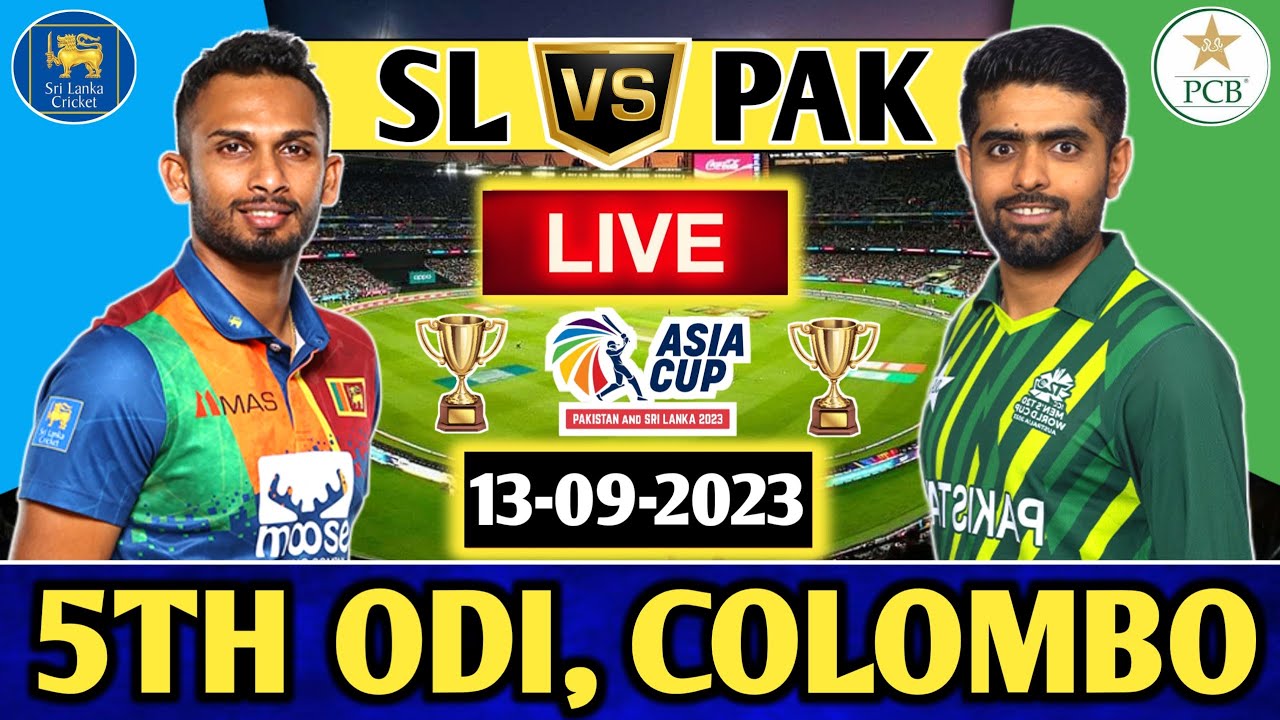 sri lanka pakistan asia cup live