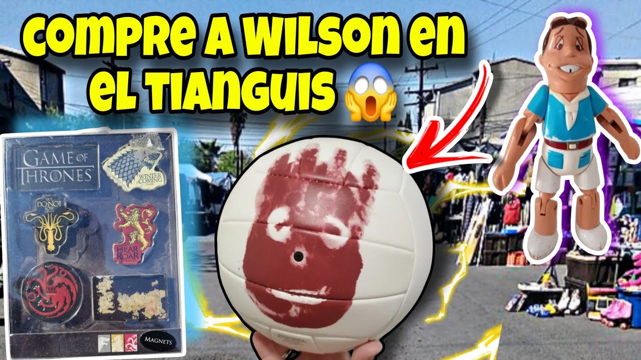 Chachareando en el tianguis chabelo 😱  Game of Thrones y Wilson  #tianguis #toys