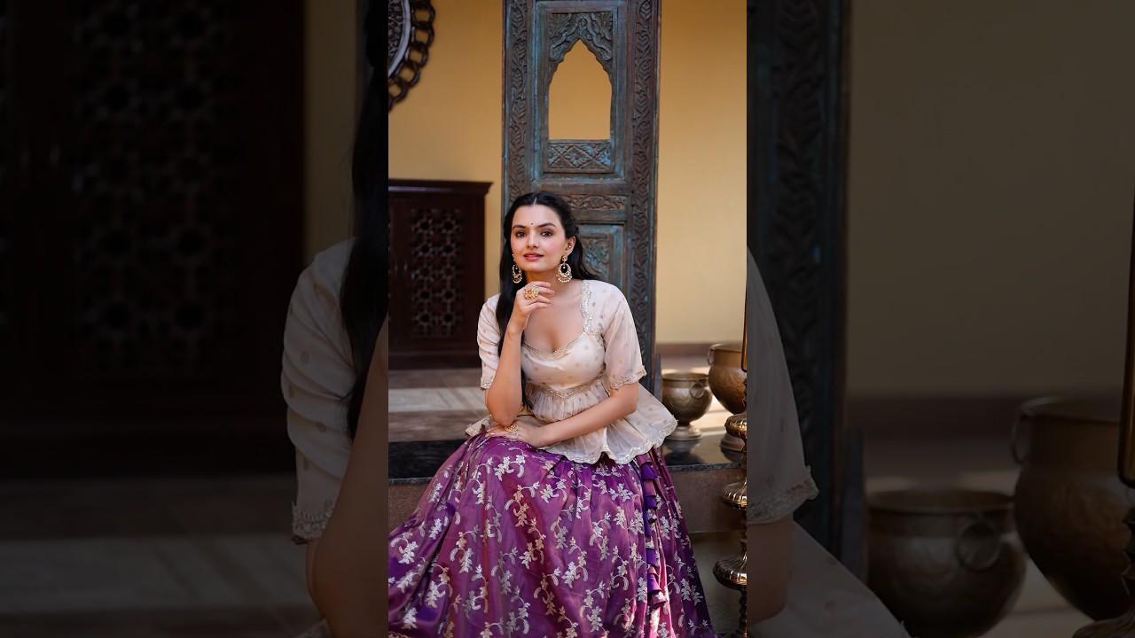 Olive Green Pure Viscose Lehenga