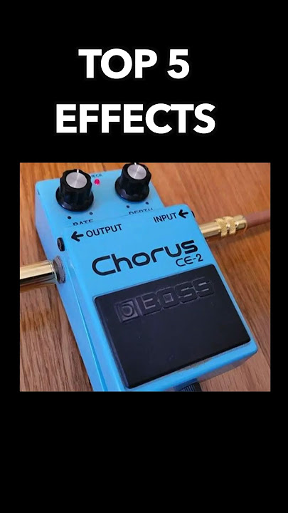 Top 5 guitar effects