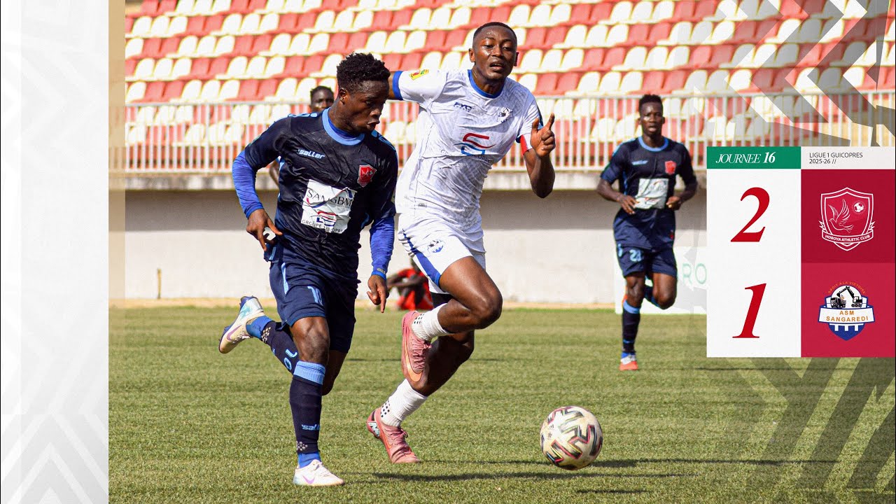 Résumé | Horoya AC 2 - 1 ASM Sangaredi   | L1  - J16