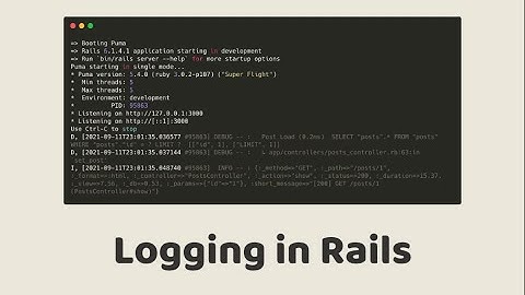 Episode #314 - Logging in Rails | Preview