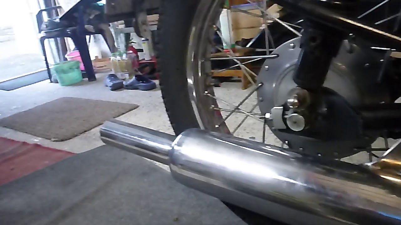 Ansaug- und Auspuffgeräusch meiner alten Bullet 500