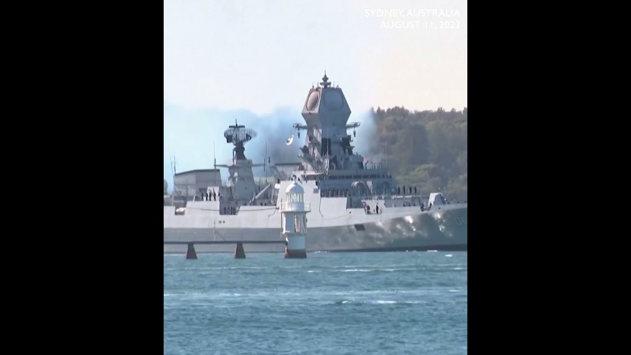 India, Japan, US, Australia vessels arrive for naval exercise off Sydney coast