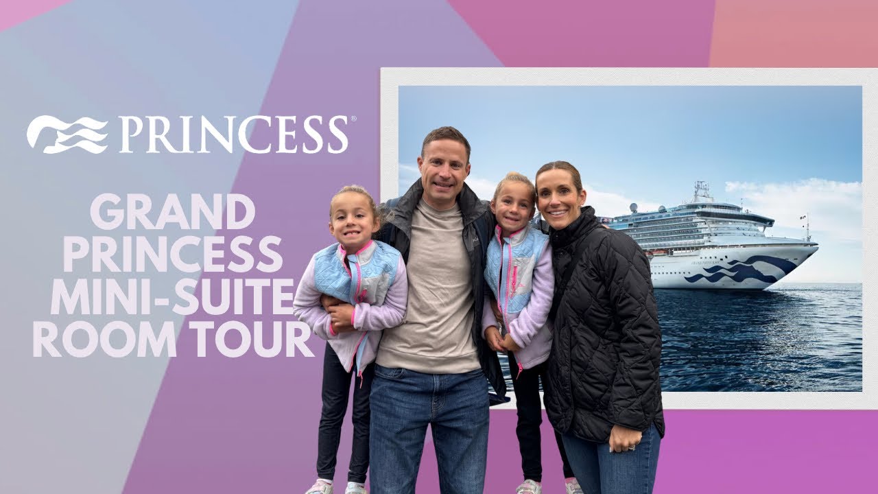 Grand Princess Room Tour | D717 | Mini-Suite | Family Cruise Cabin Tour