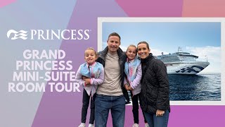 Grand Princess Room Tour | D717 | Mini-Suite | Family Cruise Cabin Tour