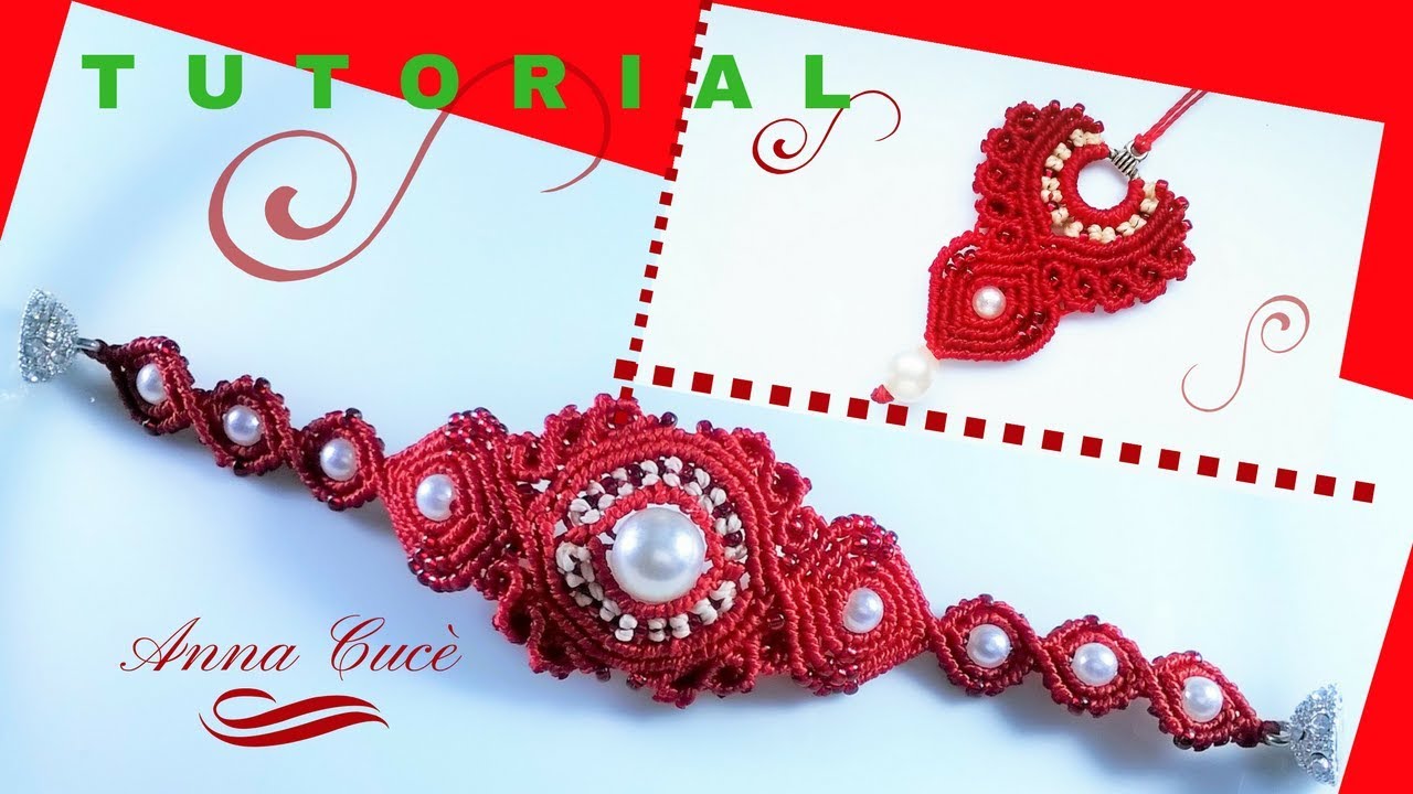 Bracelet tutorial macrame "Victoria" /  Diy tutorial
