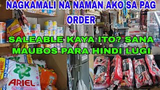 NAGKAMALI NA NAMAN AKO SA PAG ORDER || SALEABLE KAYA ITO? SANA MAUBOS PARA HINDI AKO MALUGI