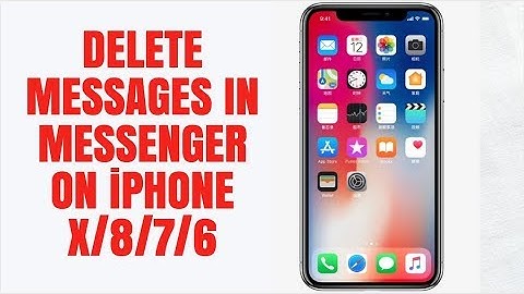 How to Delete Messages from Messenger on iPhone