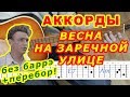 Весна на Заречной улице Аккорды 🎸 Перебор ♪ Разбор песни на гитаре ♫ Текст