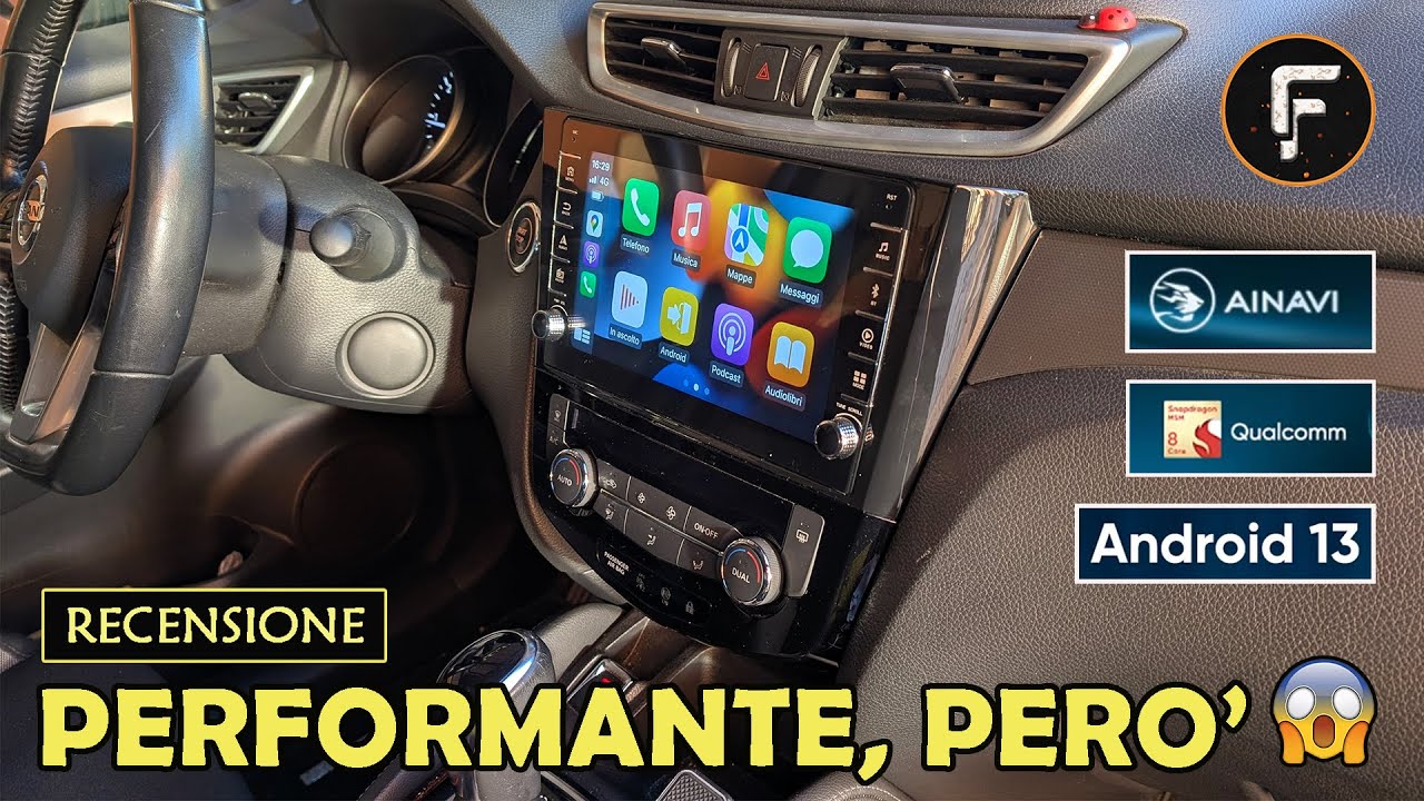 Autoradio AINAVI H6 Installazione su Nissan Qashqai J11 (Recensione By Francy) 🔥