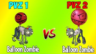 All Zombies PVZ 1 vs PVZ 2 - Who Will Win? - PvZ 2 Zombie Vs Zombie