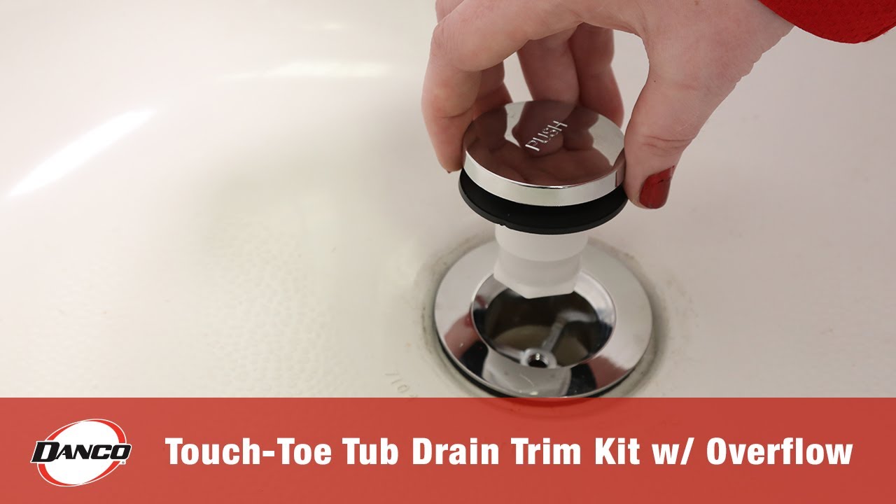 Easy to install universal tub drain trim kits - fits common tubs