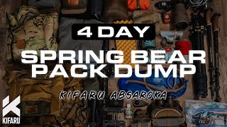Kifaru Absaroka Pack Dump - 4 days for spring bear in Idaho's backcountry