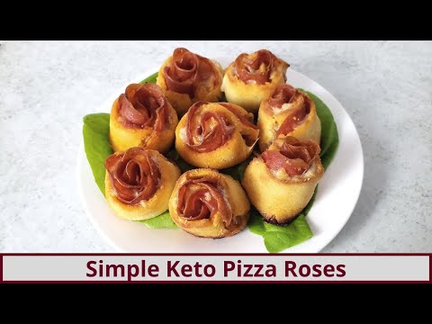 Easy Keto Pizza Roses (Nut Free And Gluten Free)