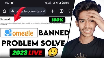 How to get unbanned from omegle || Mobile se Omegle video kaise banaye || Omegle server problem