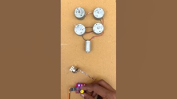 Running 4 DC Motors Using a Mini BLDC Motor