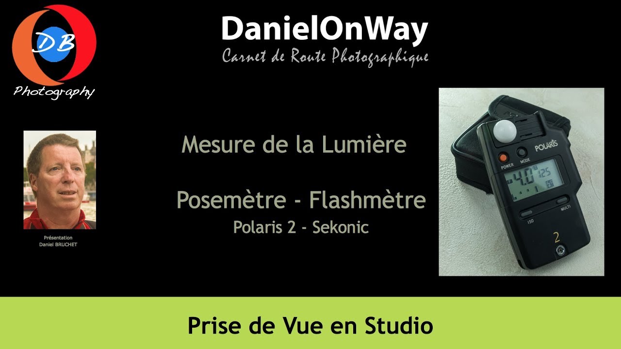 Posemètre/flashmètre L-308X photo vidéo