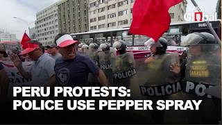 Peru Protests: Police Use Pepper Spray as Keiko Fujimori Seeks Expanded Legislative Powers