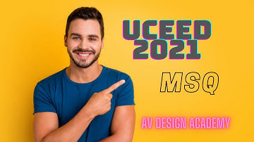UCEED 2021 | MULTIPLE SELECT QUESTION | QUESTION 35 | AV DESIGN ACADEMY