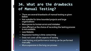Software testing interview Questions and answers for freshers to advanced level | part 4