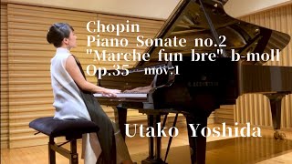 ショパン:ピアノ・ソナタ第2番「葬送」 第1楽章 Op.35 変ロ短調 Chopin:Sonate no.2 "Marche funèbre" b-moll Op.35 Mov.1 - 演奏動画のサムネイル