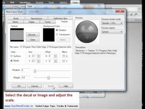Solid Edge Video Quick Tip #036 Sheetmetal