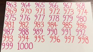Writing #1000