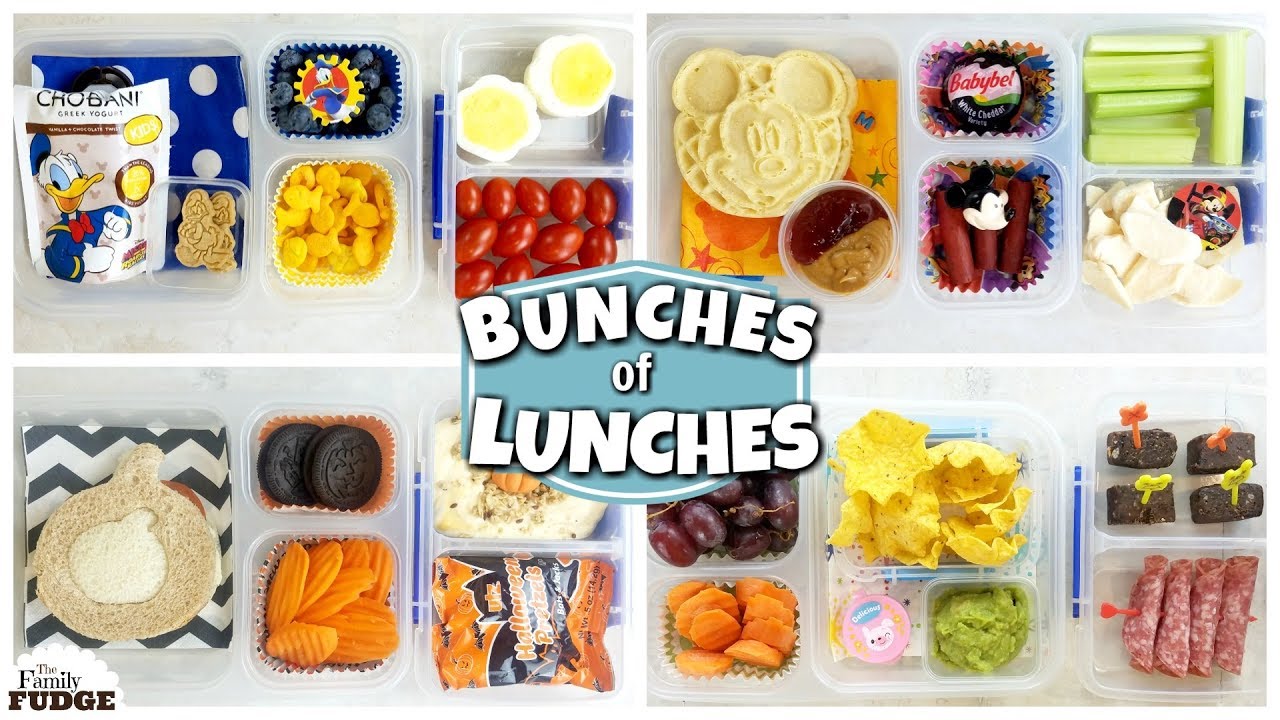 School LUNCH IDEAS for KIDS - JK, 1st Grade, 3rd Grade 🍎 Bunches of