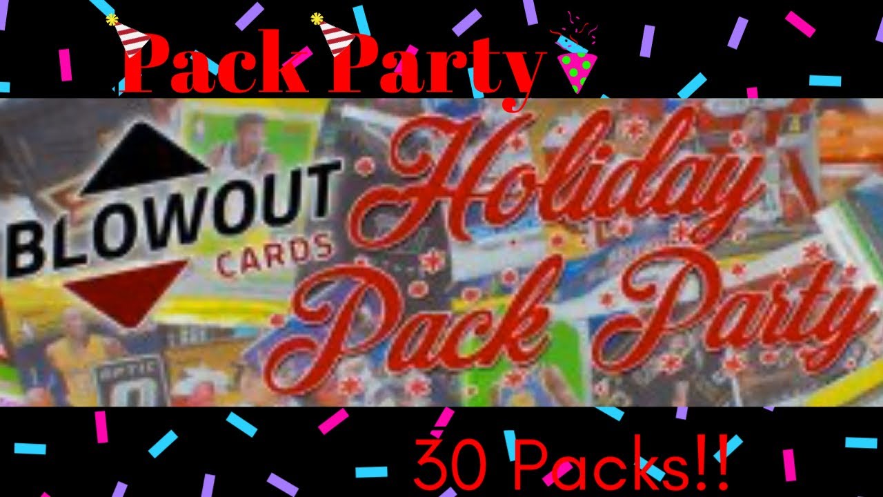 Pack Party 🎉 30 packs! Blowout Cards Product Review YouTube