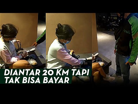 Viral Video Wanita ini Dimarahi Driver Ojol, Diantar 20 Km tapi Tak Bisa Bayar
