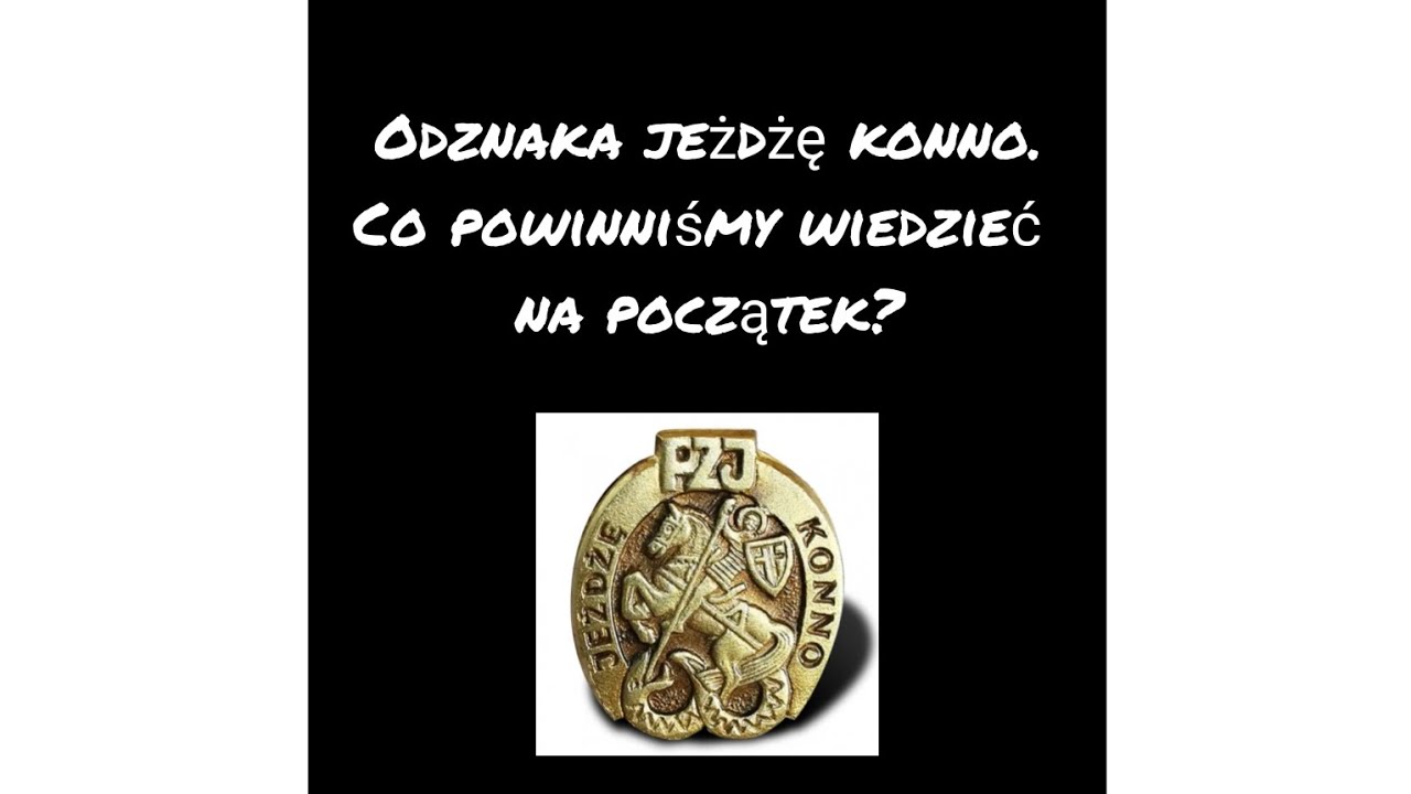 Odznaka Jeżdżę konno cz. 1 - Co powinniśmy wiedzieć na początek?