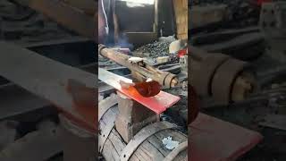 iron and steel, the main material for making farming tools #blacksmith #europeblacksmith