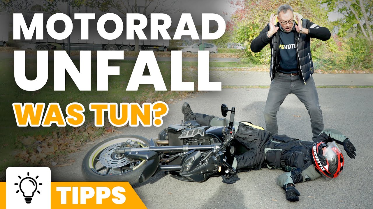 Richtiges Verhalten bei einem Unfall - Motorradfahren mit Sicherheit