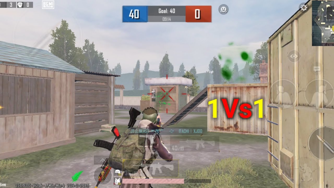 1 VS 1 TDM MATCH WITH M416 | JT VS X JOD - YouTube