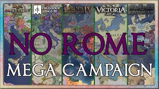 Mega Campaign Timelapse: A World without Rome - Imperator to CK3 to EU4 to Vicky 2 to HOI4 -A.I Only