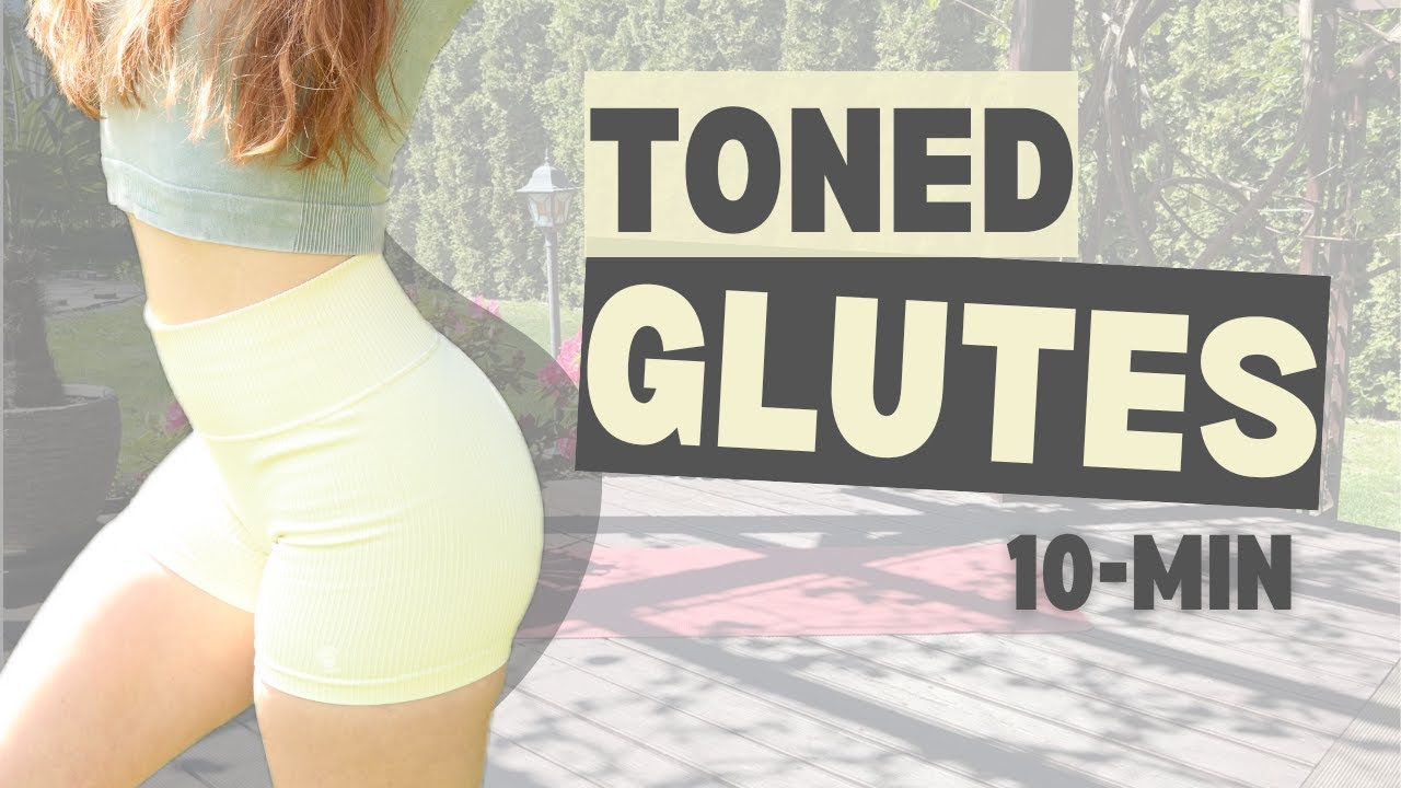 10 Min Toned Glutes at Home | No Equipment Booty Workout - YouTube
