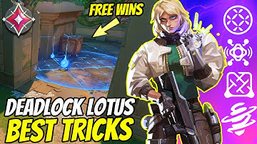 Deadlock Lotus Lineups and Setups - Valorant