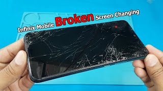 Damaged Display Changing  Infinix Hot 9 U0026 9 Play Broken Screen Replacement