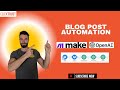 Make com blog post automation